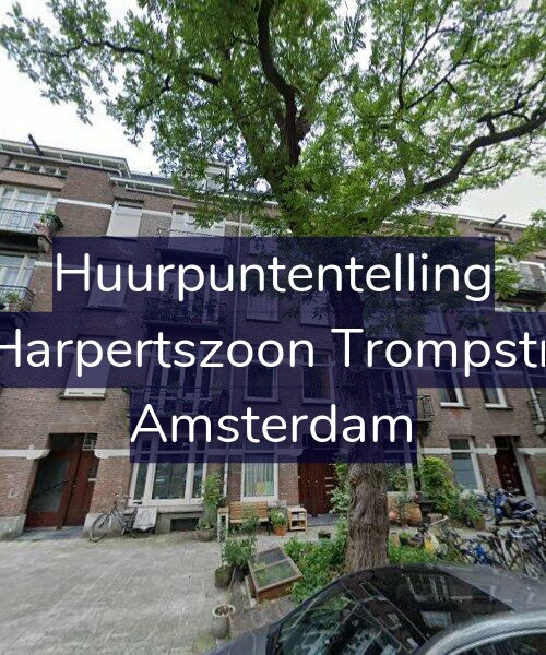 Foto gevel Huurpuntentelling voor Maarten Harpertszoon Trompstraat 28-H, Amsterdam