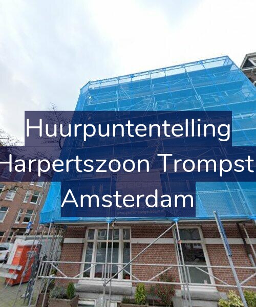Foto gevel Huurpuntentelling voor Maarten Harpertszoon Trompstraat 36-2, Amsterdam