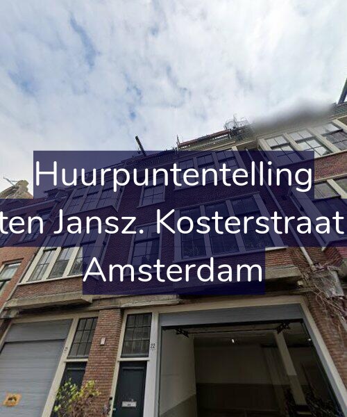 Foto gevel Huurpuntentelling voor Maarten Jansz. Kosterstraat 22-2, Amsterdam