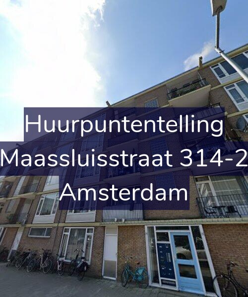Foto gevel Huurpuntentelling voor Maassluisstraat 314-2, Amsterdam