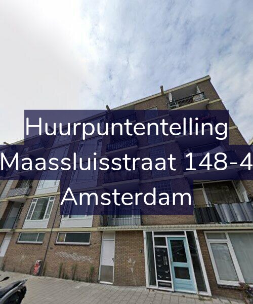 Foto gevel Huurpuntentelling voor Maassluisstraat 148-4, Amsterdam