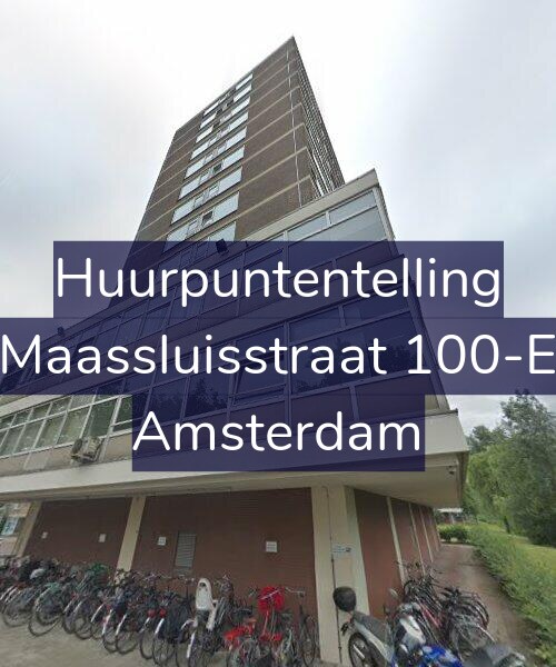 Foto gevel Huurpuntentelling voor Maassluisstraat 100-E, Amsterdam