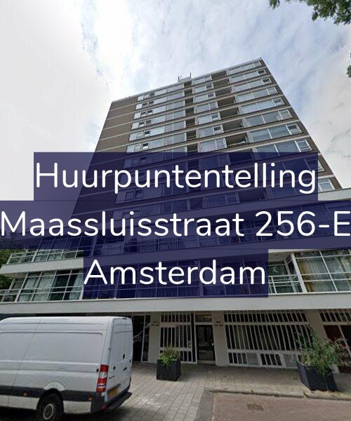 Foto gevel Huurpuntentelling voor Maassluisstraat 256-E, Amsterdam