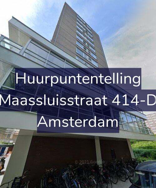 Foto gevel Huurpuntentelling voor Maassluisstraat 414-D, Amsterdam