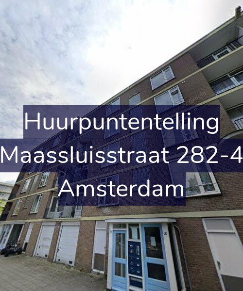 Foto gevel Huurpuntentelling voor Maassluisstraat 282-4, Amsterdam