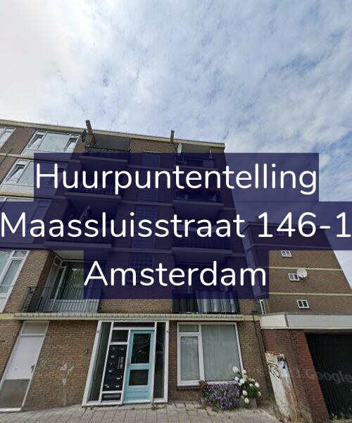 Foto gevel Huurpuntentelling voor Maassluisstraat 146-1, Amsterdam