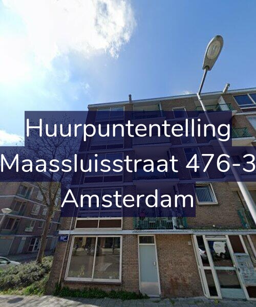Foto gevel Huurpuntentelling voor Maassluisstraat 476-3, Amsterdam