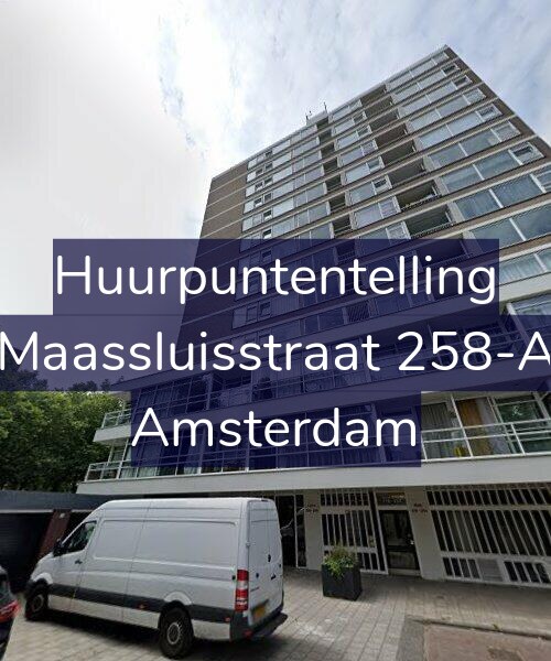 Foto gevel Huurpuntentelling voor Maassluisstraat 258-A, Amsterdam