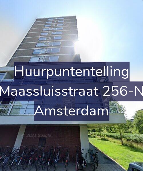 Foto gevel Huurpuntentelling voor Maassluisstraat 256-N, Amsterdam