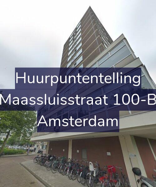 Foto gevel Huurpuntentelling voor Maassluisstraat 100-B, Amsterdam