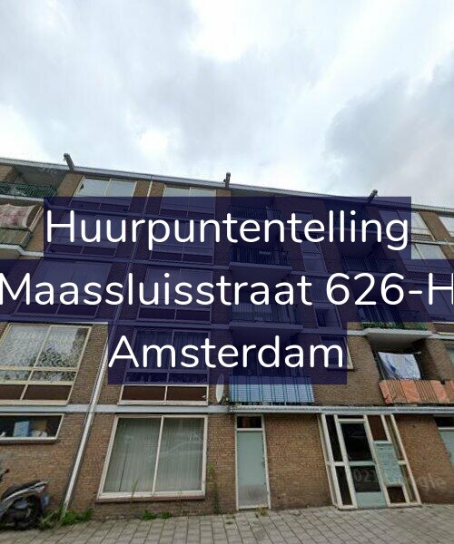 Foto gevel Huurpuntentelling voor Maassluisstraat 626-H, Amsterdam