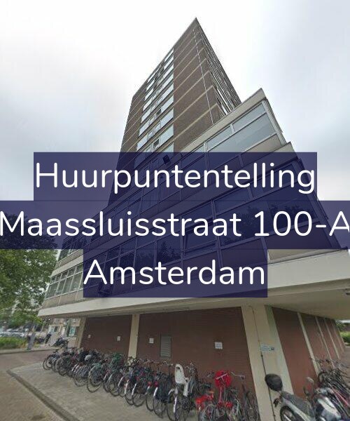 Foto gevel Huurpuntentelling voor Maassluisstraat 100-A, Amsterdam