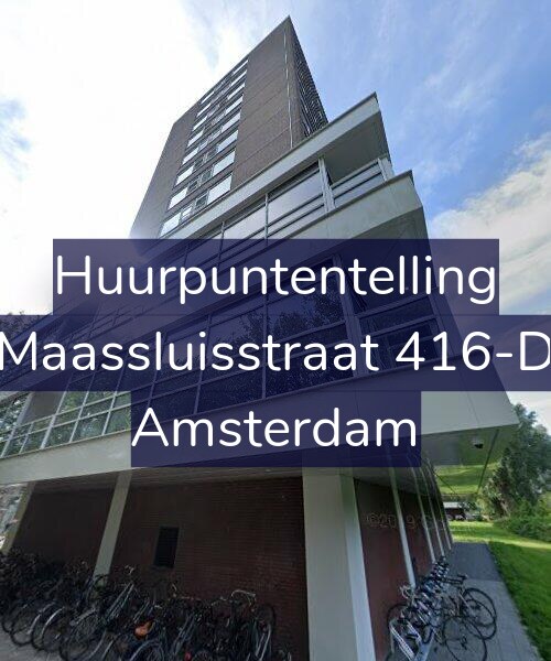 Foto gevel Huurpuntentelling voor Maassluisstraat 416-D, Amsterdam