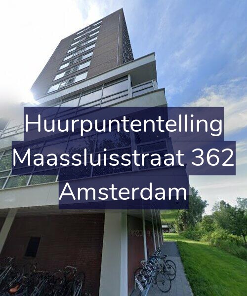 Foto gevel Huurpuntentelling voor Maassluisstraat 362, Amsterdam