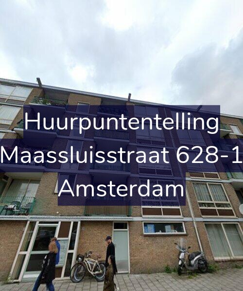 Foto gevel Huurpuntentelling voor Maassluisstraat 628-1, Amsterdam