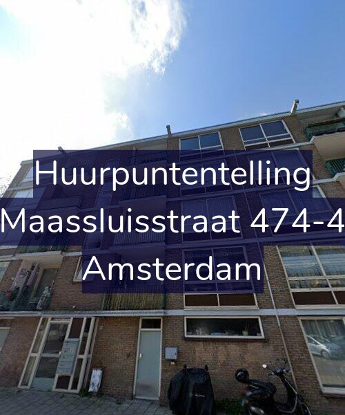 Foto gevel Huurpuntentelling voor Maassluisstraat 474-4, Amsterdam