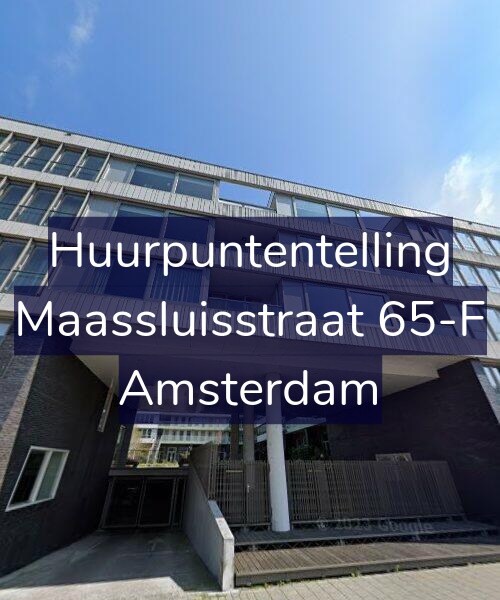 Foto gevel Huurpuntentelling voor Maassluisstraat 65-F, Amsterdam