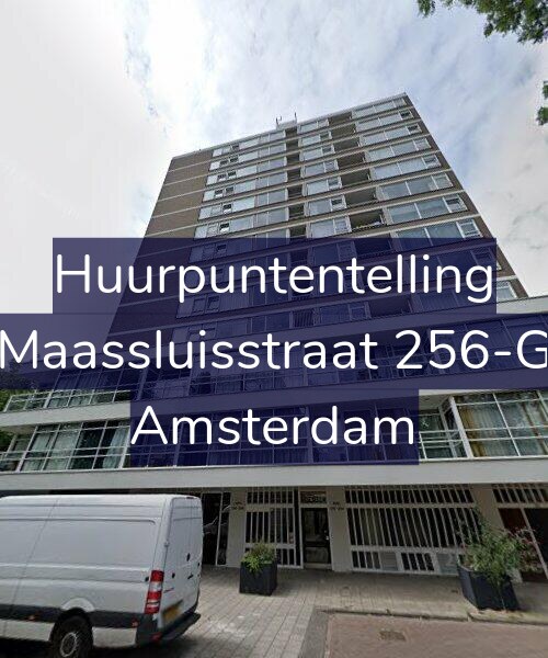 Foto gevel Huurpuntentelling voor Maassluisstraat 256-G, Amsterdam