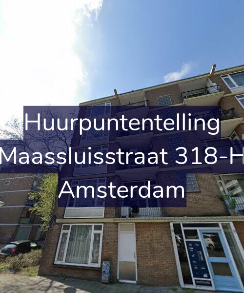 Foto gevel Huurpuntentelling voor Maassluisstraat 318-H, Amsterdam