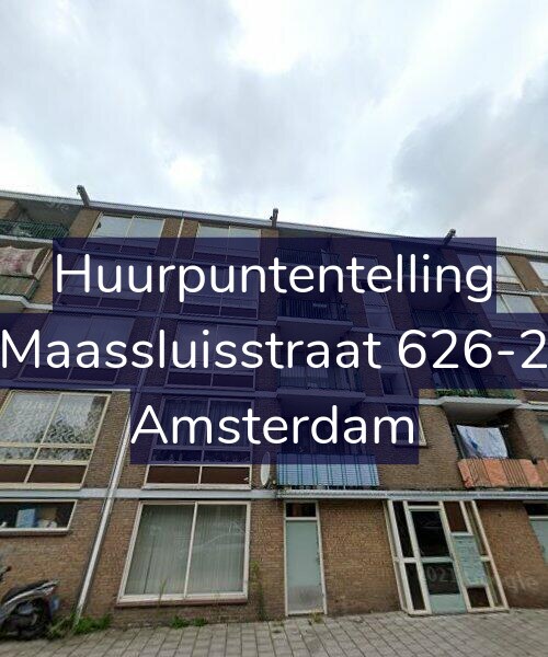 Foto gevel Huurpuntentelling voor Maassluisstraat 626-2, Amsterdam