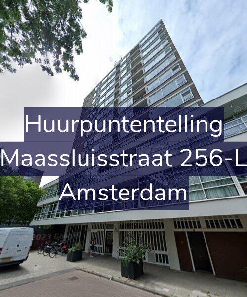Foto gevel Huurpuntentelling voor Maassluisstraat 256-L, Amsterdam