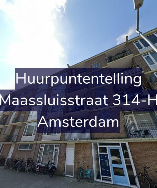 Foto gevel Huurpuntentelling voor Maassluisstraat 314-H, Amsterdam