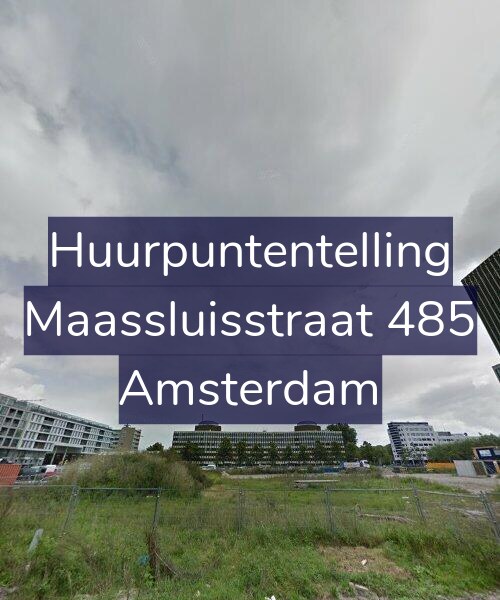 Foto gevel Huurpuntentelling voor Maassluisstraat 485, Amsterdam