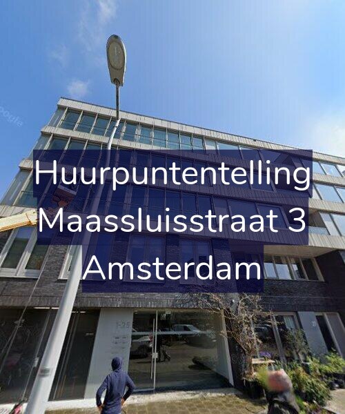 Foto gevel Huurpuntentelling voor Maassluisstraat 3, Amsterdam