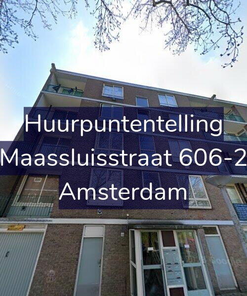 Foto gevel Huurpuntentelling voor Maassluisstraat 606-2, Amsterdam