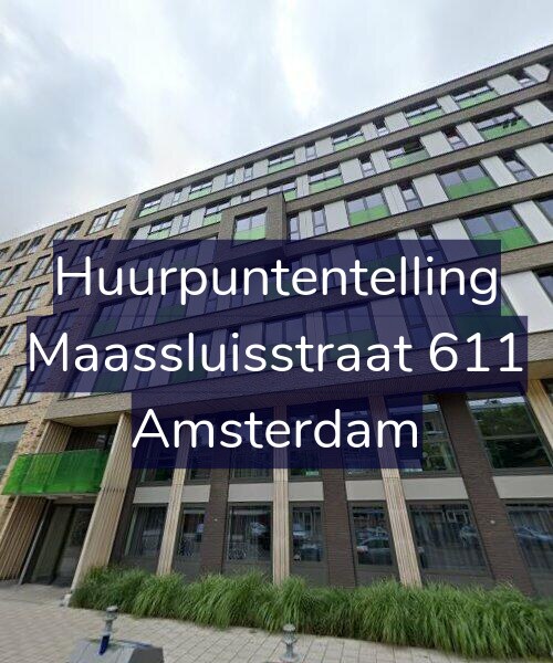Foto gevel Huurpuntentelling voor Maassluisstraat 611, Amsterdam