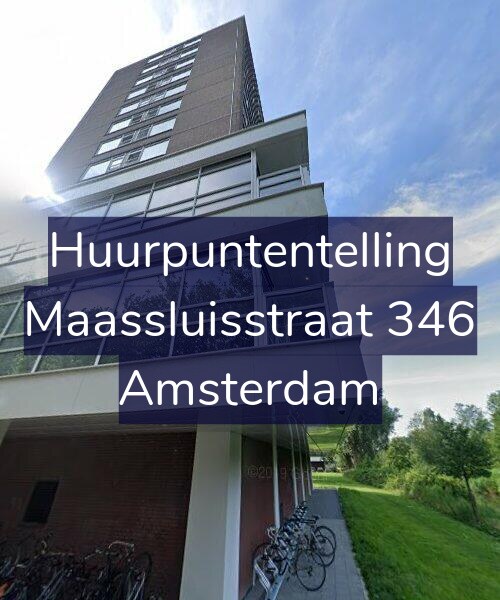 Foto gevel Huurpuntentelling voor Maassluisstraat 346, Amsterdam