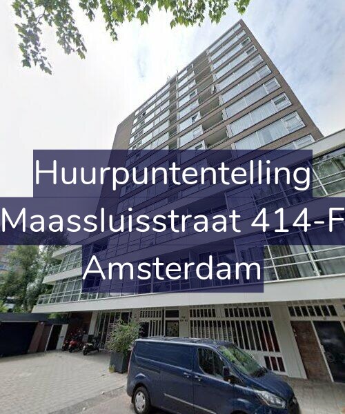 Foto gevel Huurpuntentelling voor Maassluisstraat 414-F, Amsterdam