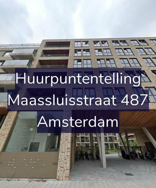 Foto gevel Huurpuntentelling voor Maassluisstraat 487, Amsterdam