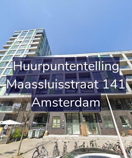 Foto gevel Huurpuntentelling voor Maassluisstraat 141, Amsterdam