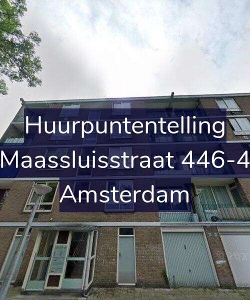 Foto gevel Huurpuntentelling voor Maassluisstraat 446-4, Amsterdam
