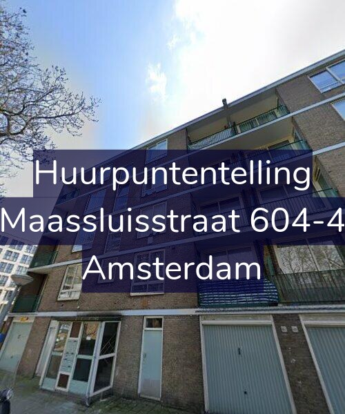 Foto gevel Huurpuntentelling voor Maassluisstraat 604-4, Amsterdam