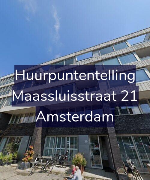 Foto gevel Huurpuntentelling voor Maassluisstraat 21, Amsterdam