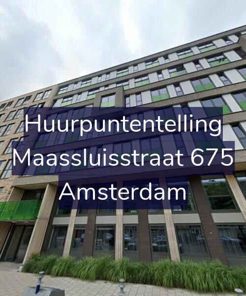Foto gevel Huurpuntentelling voor Maassluisstraat 675, Amsterdam
