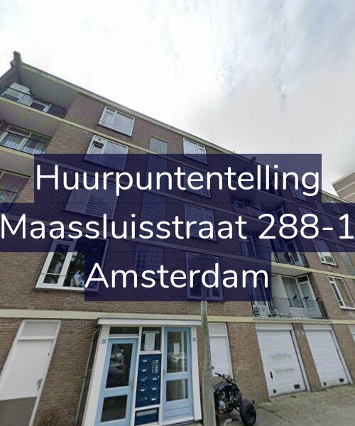 Foto gevel Huurpuntentelling voor Maassluisstraat 288-1, Amsterdam