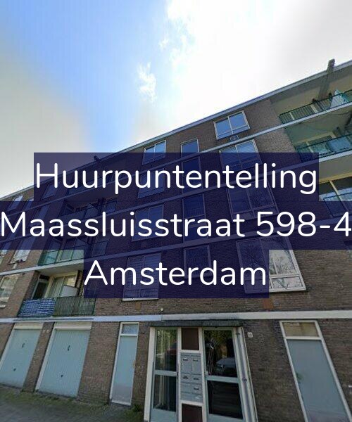 Foto gevel Huurpuntentelling voor Maassluisstraat 598-4, Amsterdam