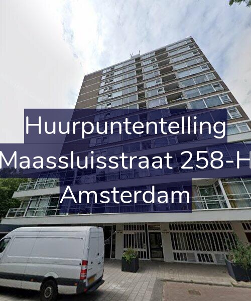 Foto gevel Huurpuntentelling voor Maassluisstraat 258-H, Amsterdam