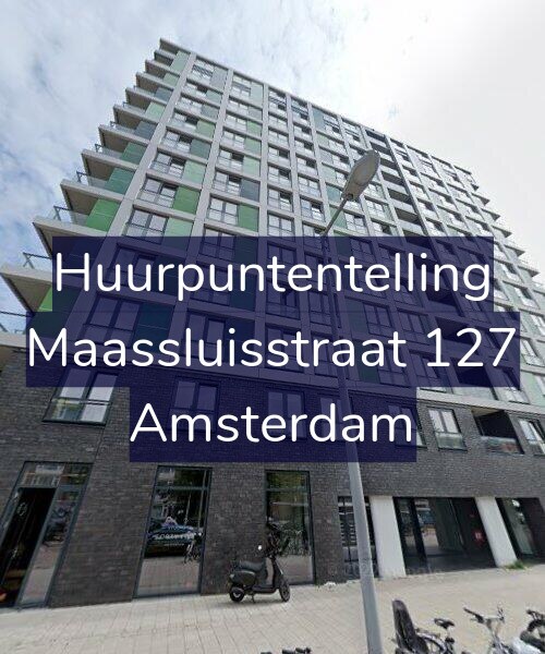 Foto gevel Huurpuntentelling voor Maassluisstraat 127, Amsterdam