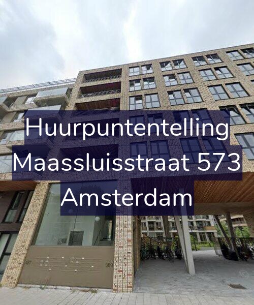 Foto gevel Huurpuntentelling voor Maassluisstraat 573, Amsterdam