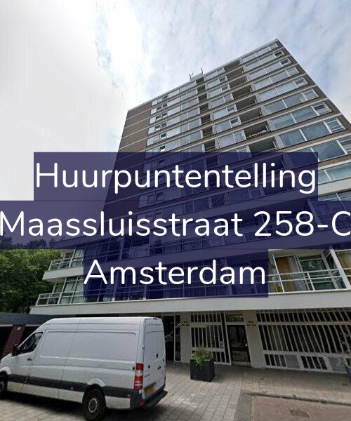 Foto gevel Huurpuntentelling voor Maassluisstraat 258-C, Amsterdam