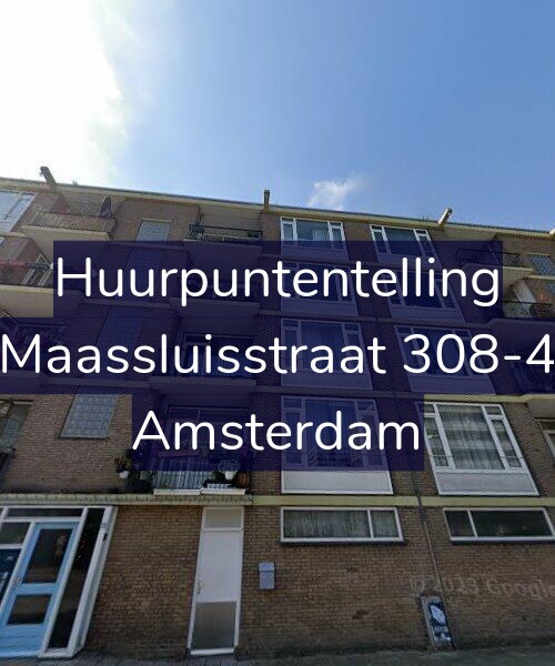Foto gevel Huurpuntentelling voor Maassluisstraat 308-4, Amsterdam