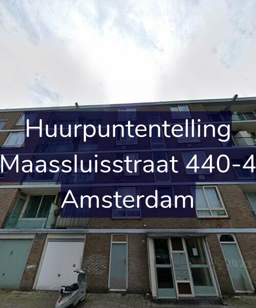 Foto gevel Huurpuntentelling voor Maassluisstraat 440-4, Amsterdam