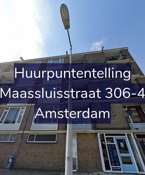 Foto gevel Huurpuntentelling voor Maassluisstraat 306-4, Amsterdam