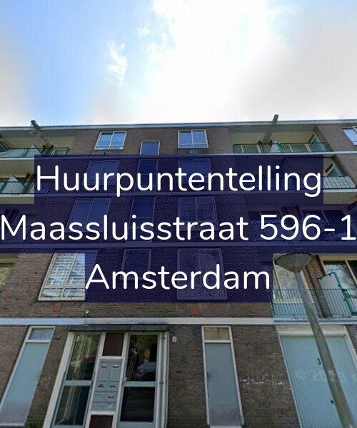 Foto gevel Huurpuntentelling voor Maassluisstraat 596-1, Amsterdam