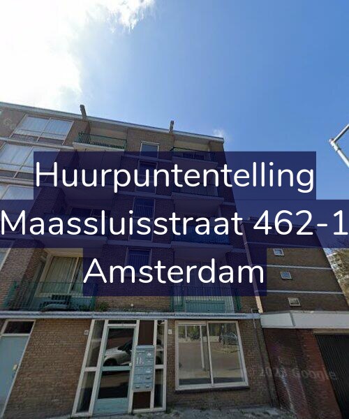 Foto gevel Huurpuntentelling voor Maassluisstraat 462-1, Amsterdam