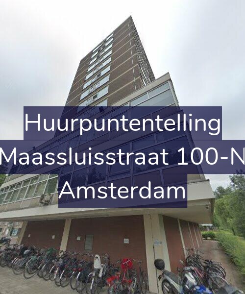 Foto gevel Huurpuntentelling voor Maassluisstraat 100-N, Amsterdam
